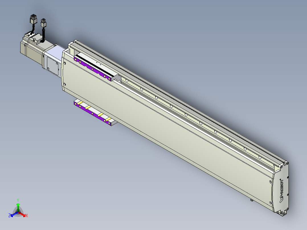 威洛博QF17-Lxx-C-S600-BC-ZP40-C3正等轴测图
