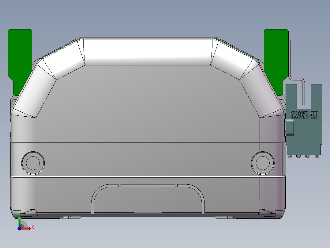 MTH丝杆半封闭模组MTH12-BC-60前视图