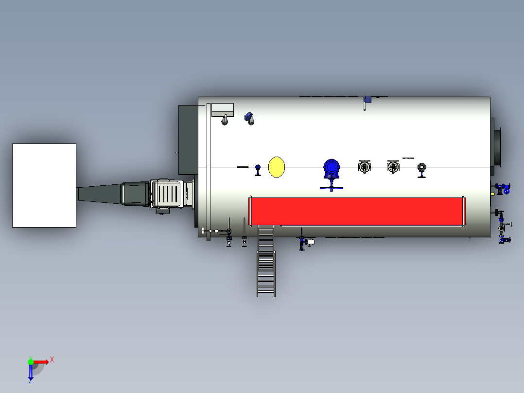蒸汽锅炉博世CH18006 16000kgh俯视图