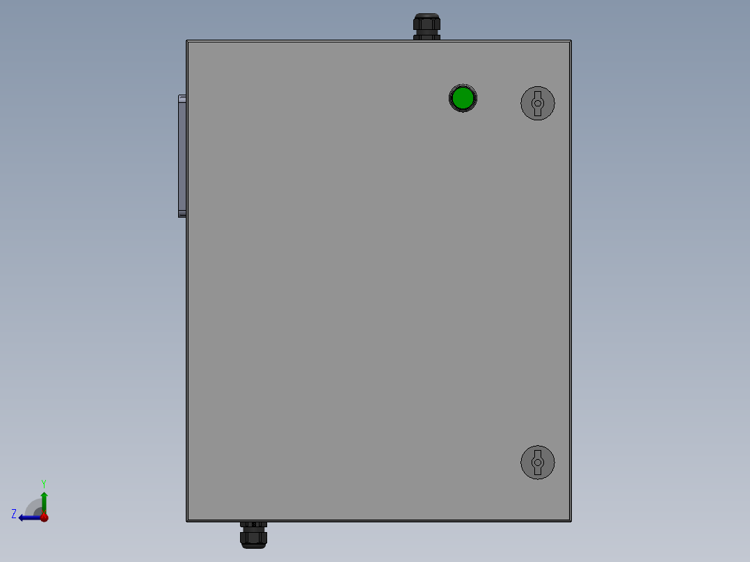 电器柜 电控柜 (80) 机械设计素材右视图