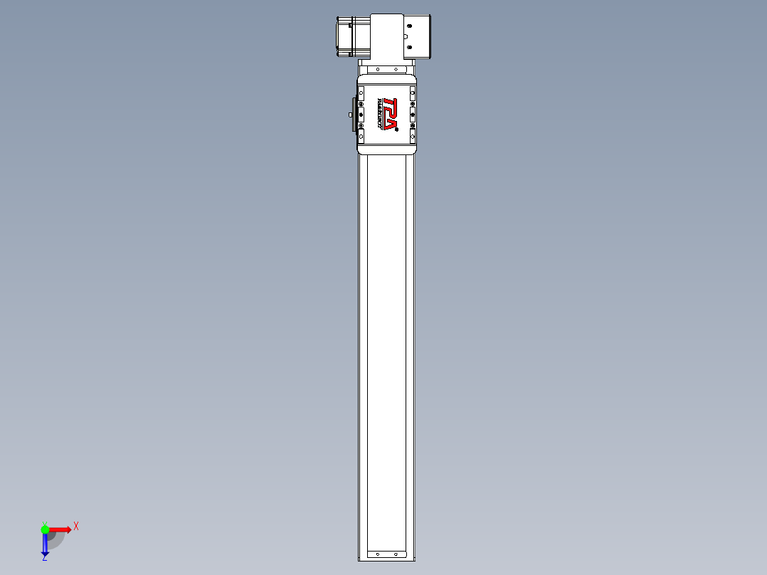 同步带全封闭直线模组TPA-HCB-85D-90-L550-LP-C-P20-N3俯视图