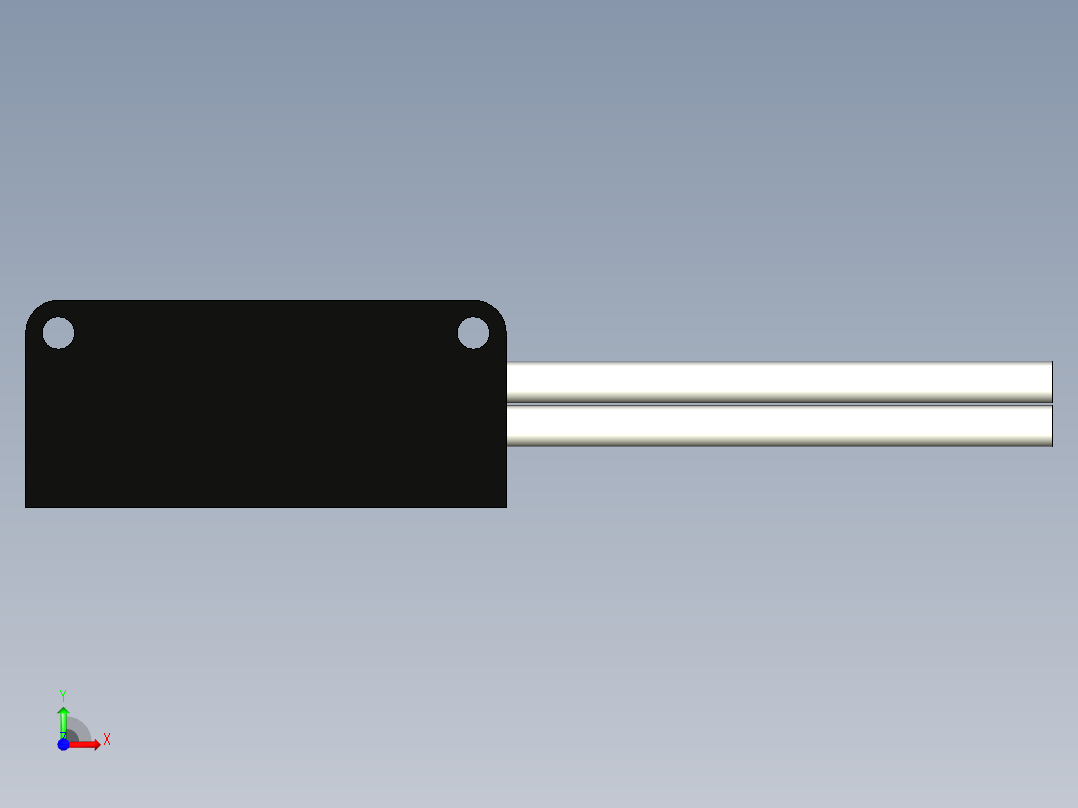 矩阵光纤_漫反射型FR-S16前视图