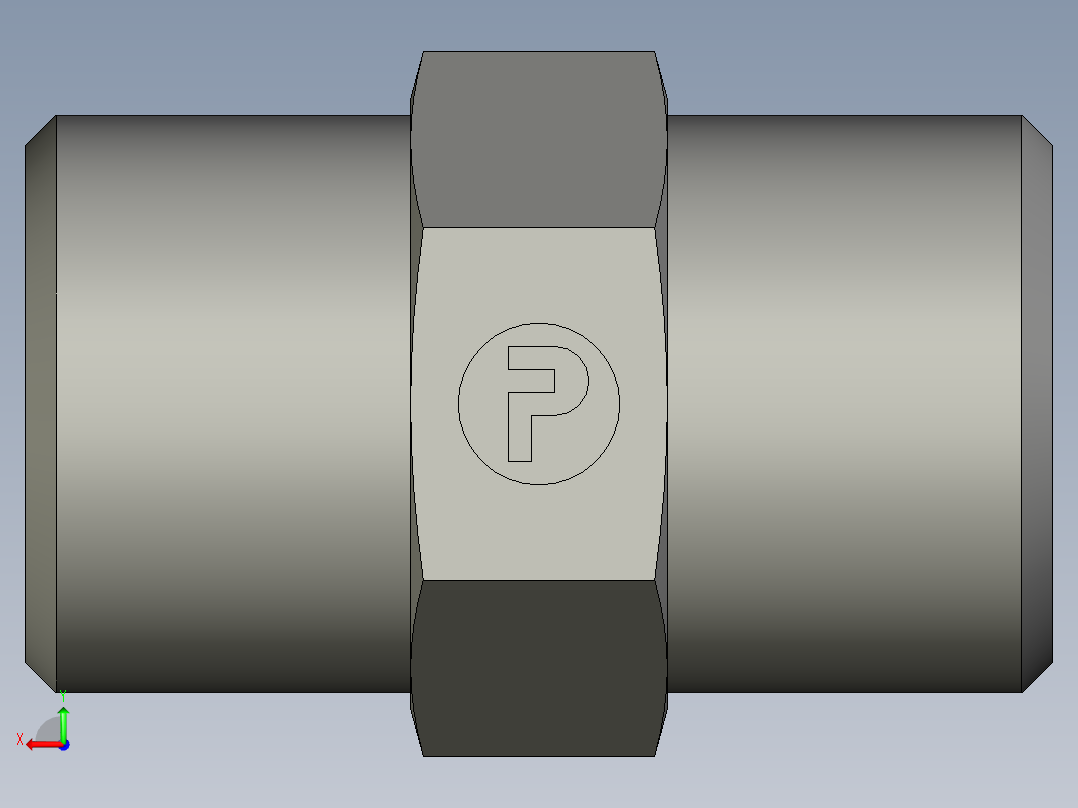 卡套式工业通用硬管接头EO Union G10SCFX后视图