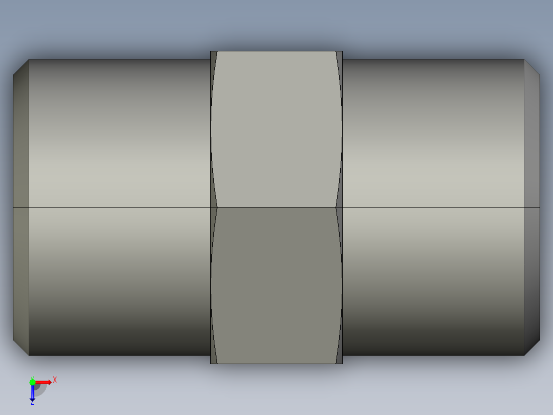 卡套式工业通用硬管接头EO Union G10SCFX俯视图