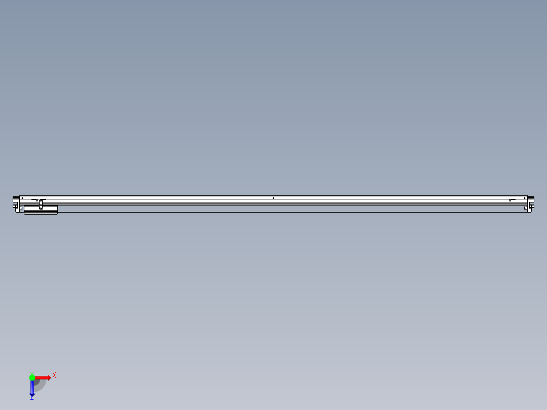 威洛博VL系列3d模型模组VL22H2Y-S2500俯视图