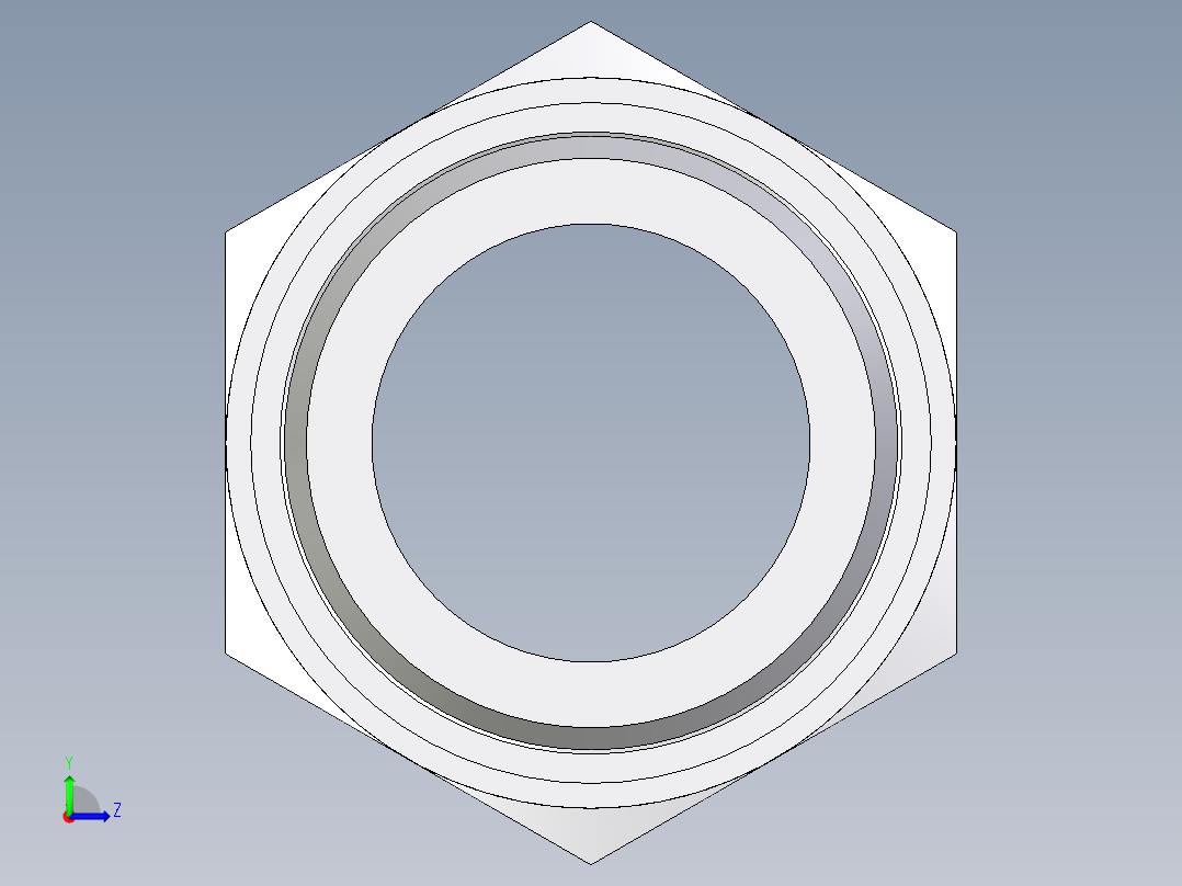 卡套式工业通用硬管接头EO_Male_Stud_connector_GE35LMEDOMDCF左视图