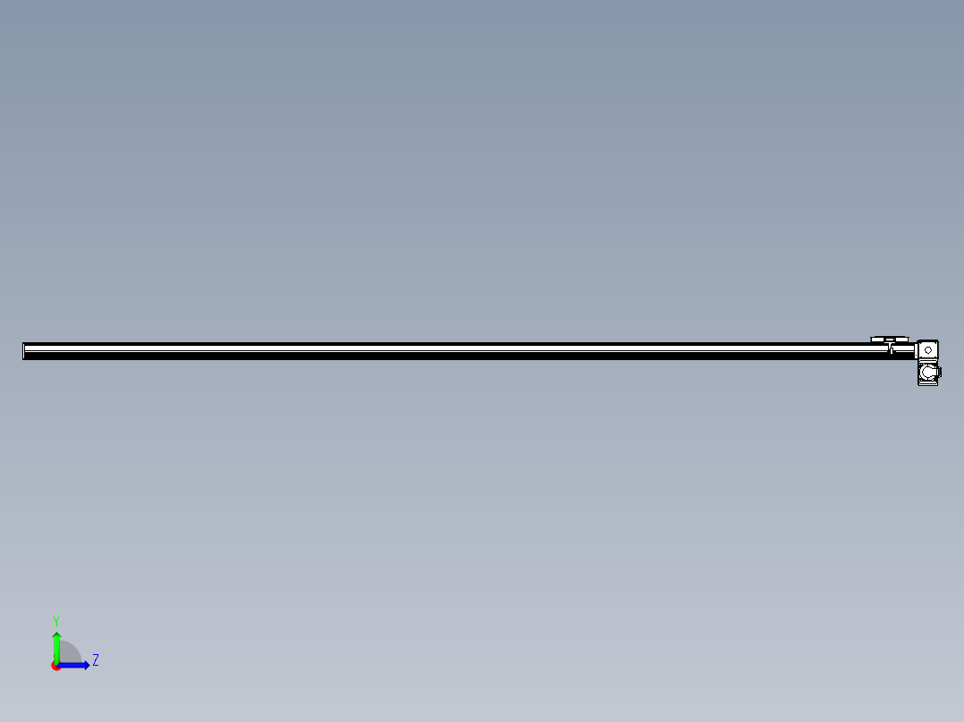 同步带全封闭直线模组TPA-HCB-105D-90-L2750-RP-C-P20-N3左视图