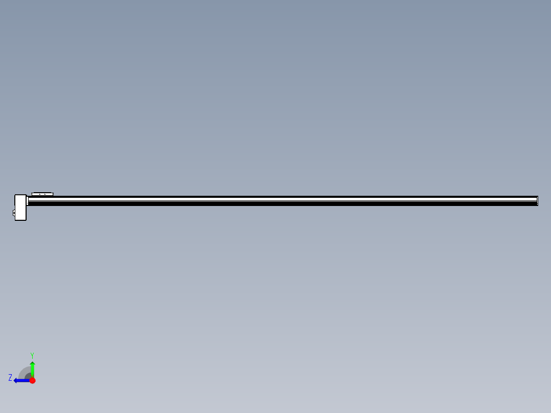 同步带全封闭直线模组TPA-HCB-105D-90-L2750-RP-C-P20-N3右视图