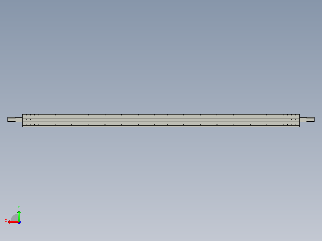威洛博双电机滑台-VC14D2-S1400-BC-P40-C6后视图