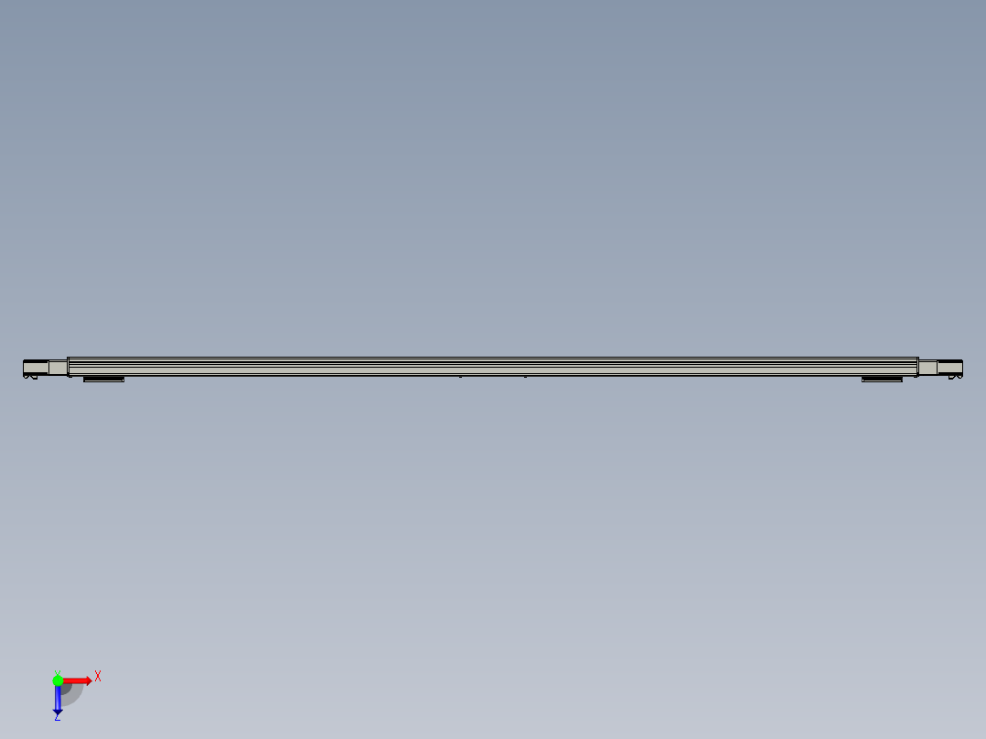 威洛博双电机滑台-VC14D2-S1400-BC-P40-C6俯视图