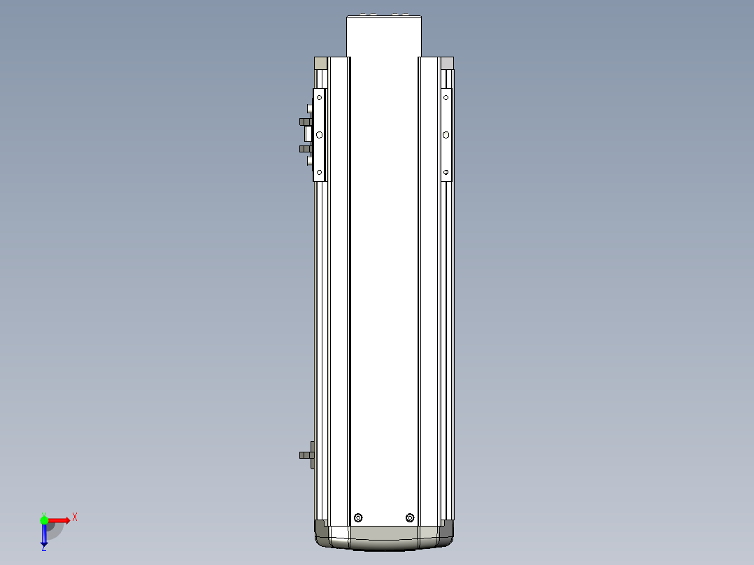 Toyo东佑达直线模组-ETH13-300-BM-200W+煞車俯视图