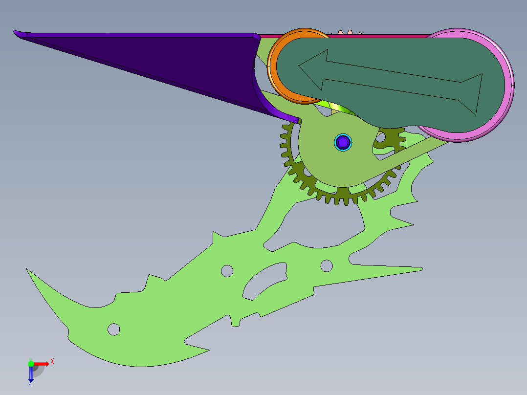 龙咬击战斗机器人俯视图