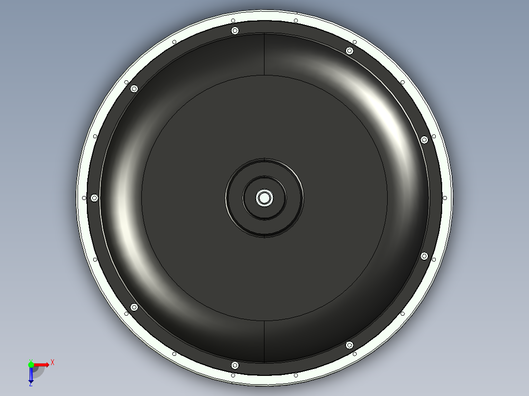 MagicPie2 轮毂电机--STP俯视图