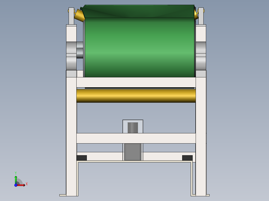 皮带运输机皮带裂纹监测装置前视图