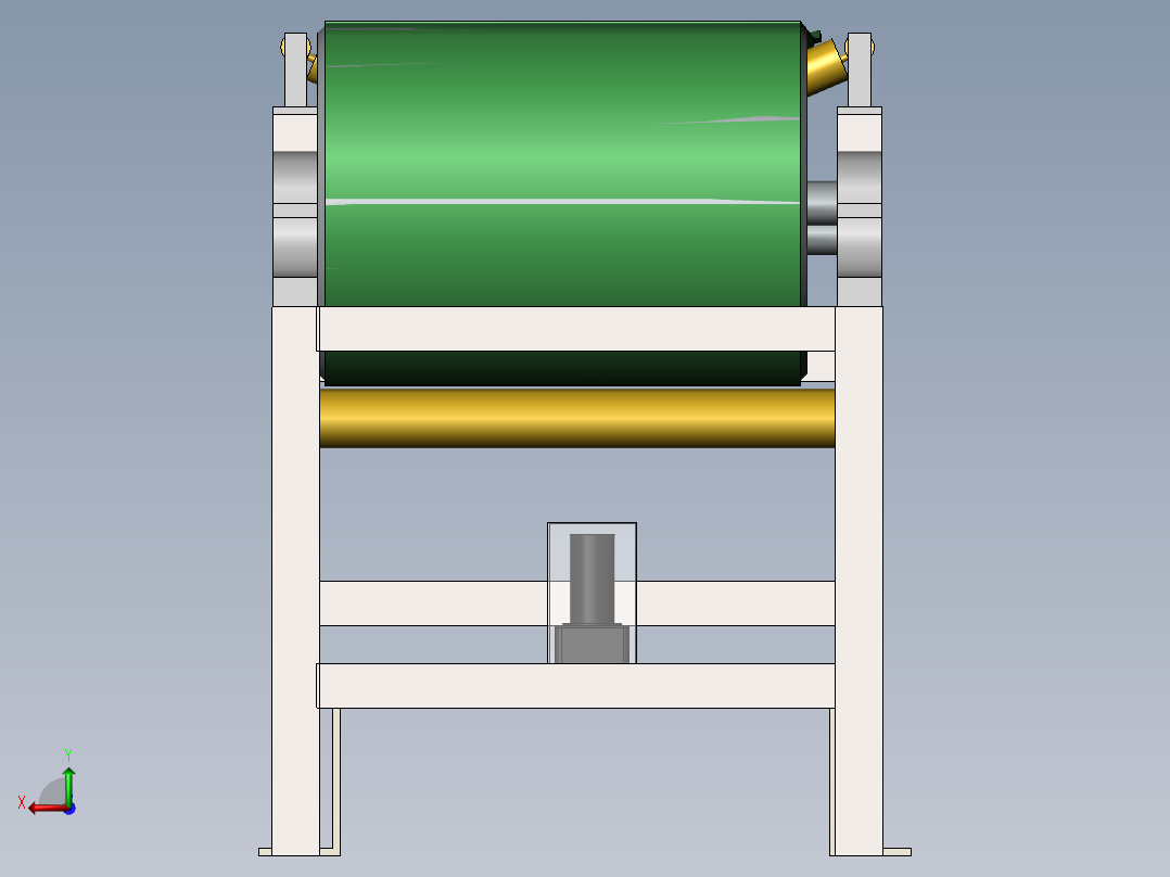 皮带运输机皮带裂纹监测装置后视图