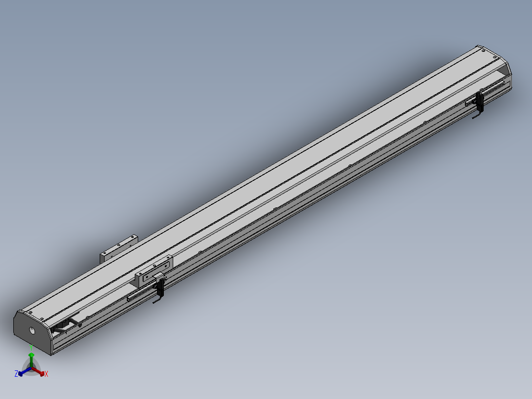 精密模组MY120-T10-850L-M-P10B-C4-C正等轴测图
