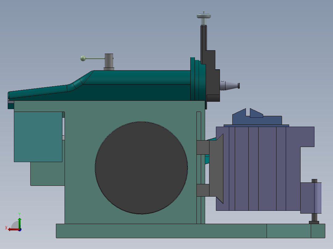 牛头刨床主传动系统设计【 含CAD图纸】后视图