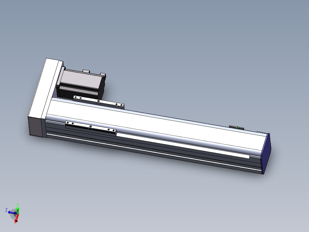 电动滑台模组SDM75右折模型 -（加长滑台）