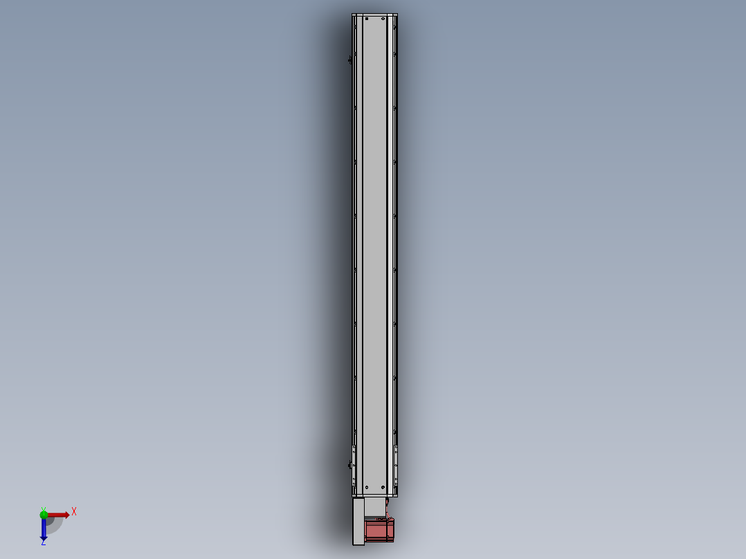 精密模组MT170-L125-1500-L-M75-C4俯视图