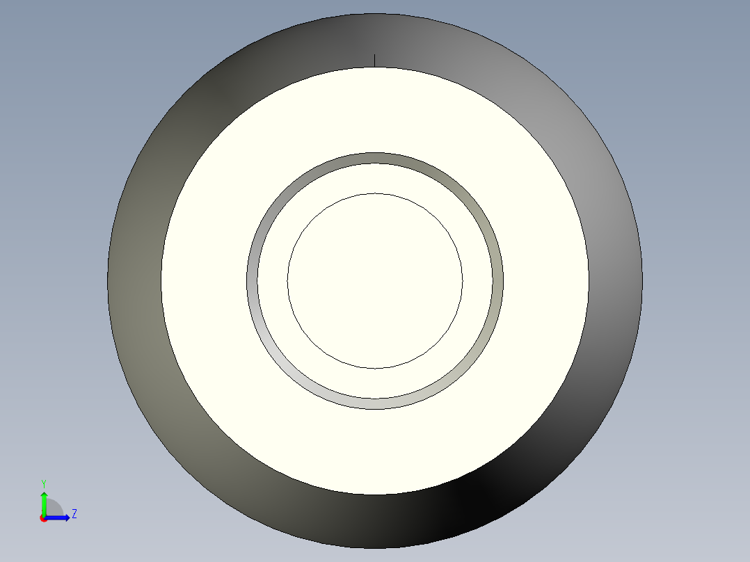 橢圓型把手I.222-3D多系列多零件图纸模型左视图