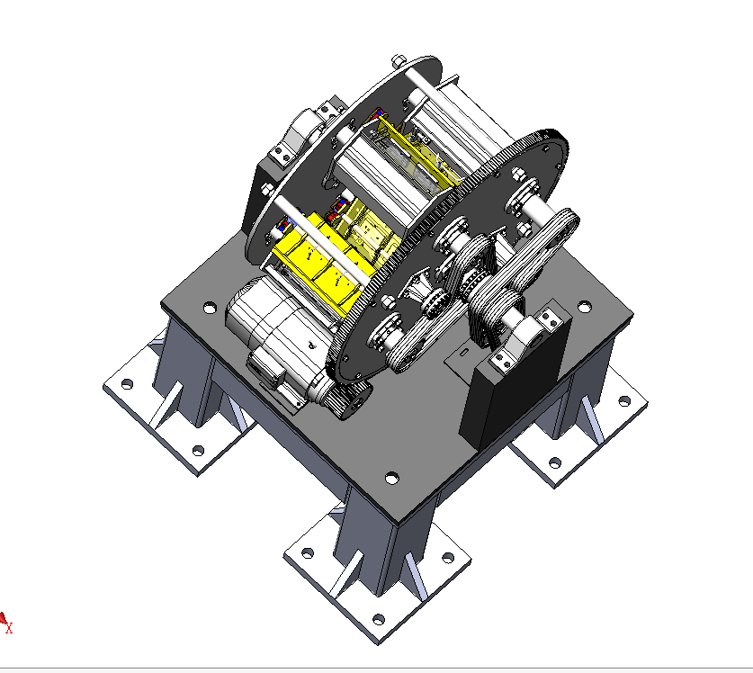 圆棒研磨机（sw18可编辑+工程图）