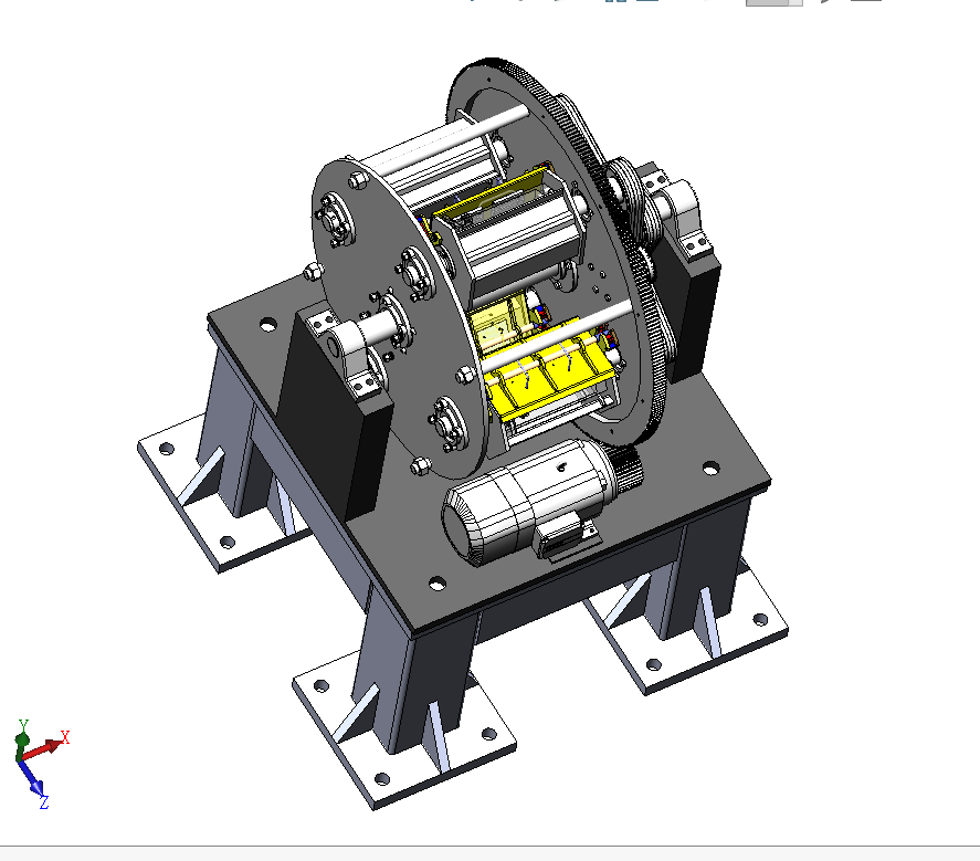 圆棒研磨机（sw18可编辑+工程图）