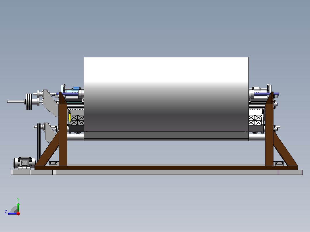 卷筒纸复合模切机sw18右视图