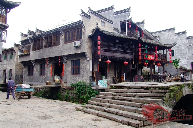 传统仿古中式徽派建筑民俗民居住宅马头墙SU模型CAD图纸大样详图