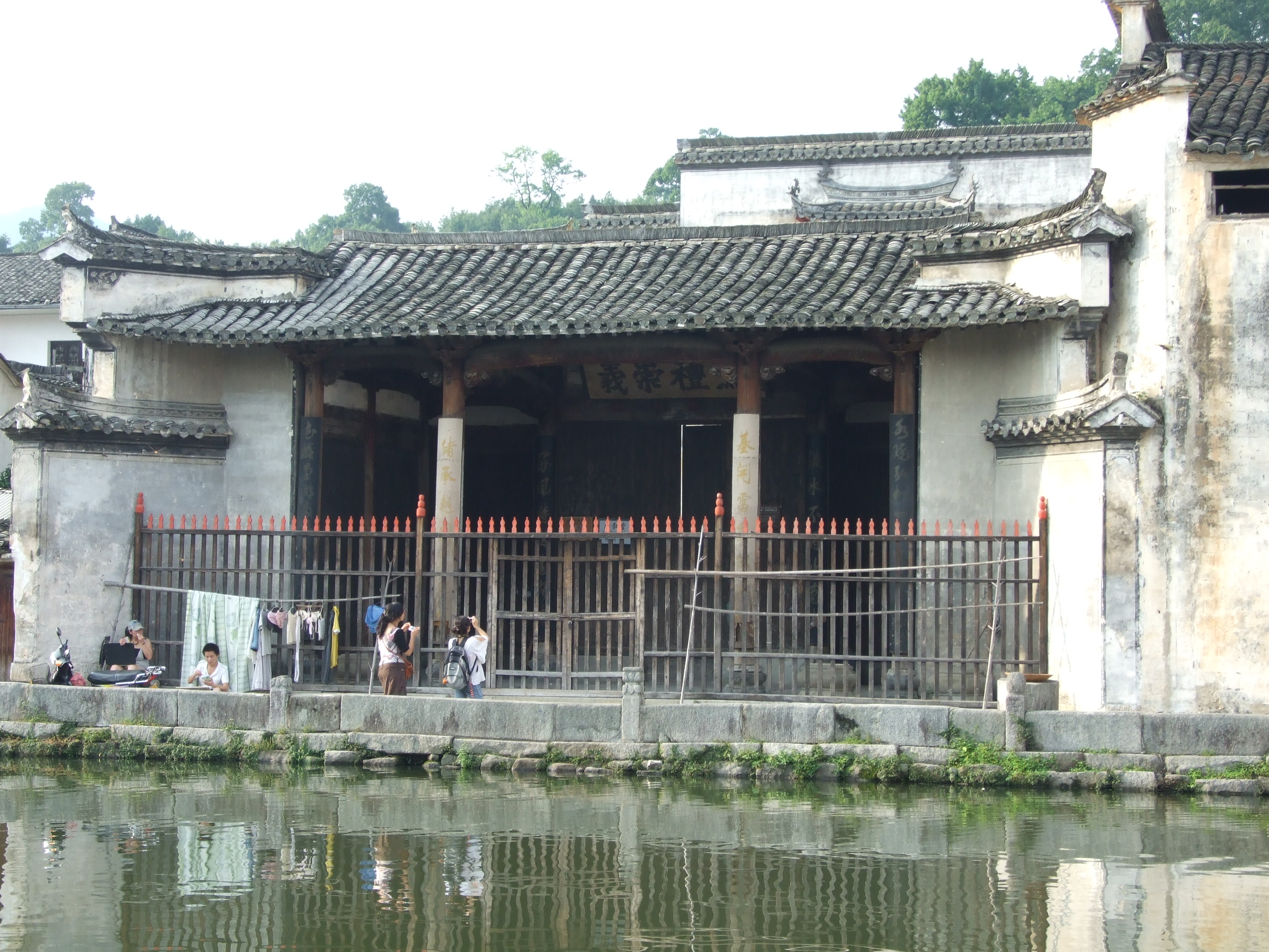 传统仿古中式徽派建筑民俗民居住宅马头墙SU模型CAD图纸大样详图