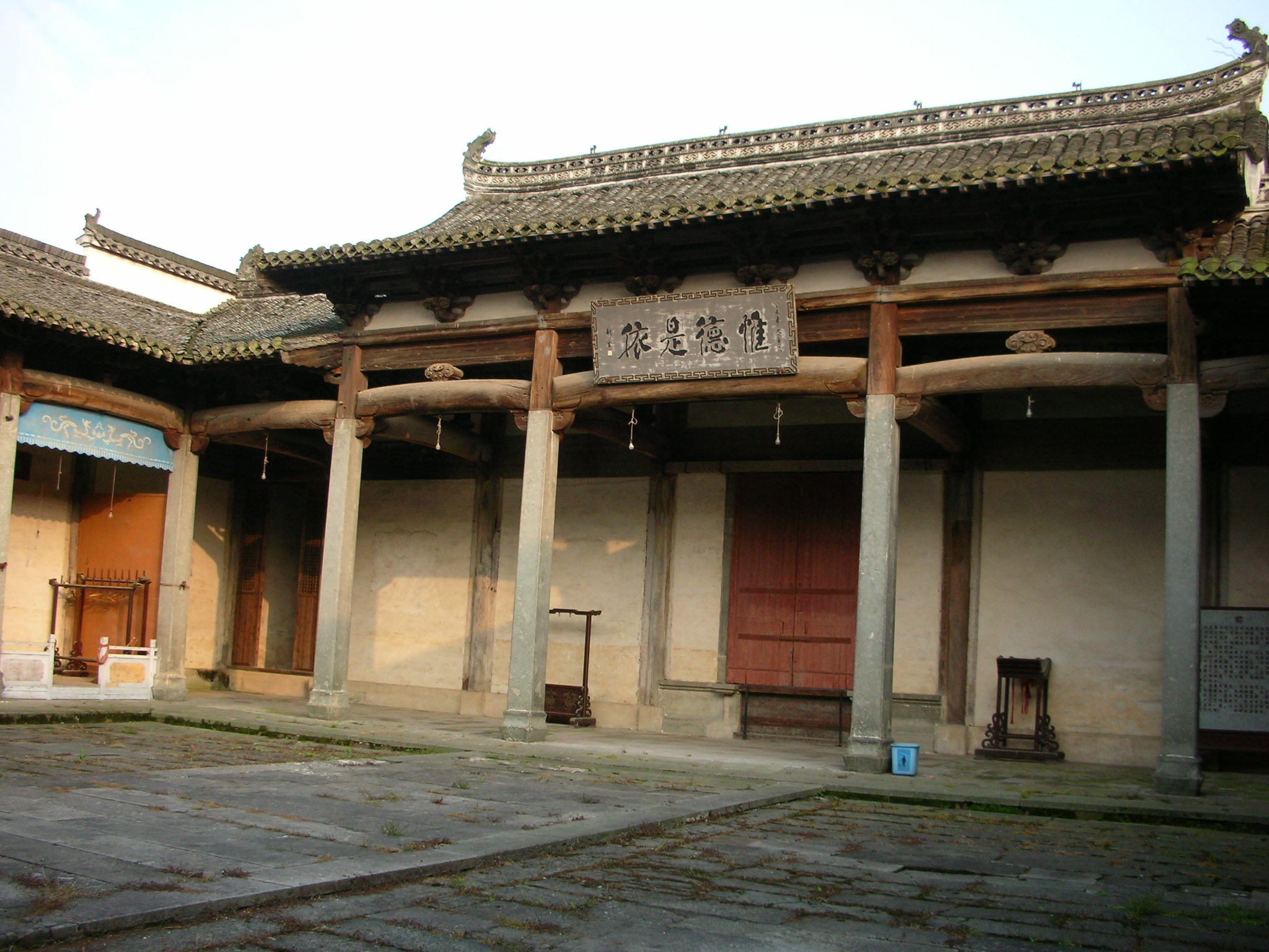 传统仿古中式徽派建筑民俗民居住宅马头墙SU模型CAD图纸大样详图