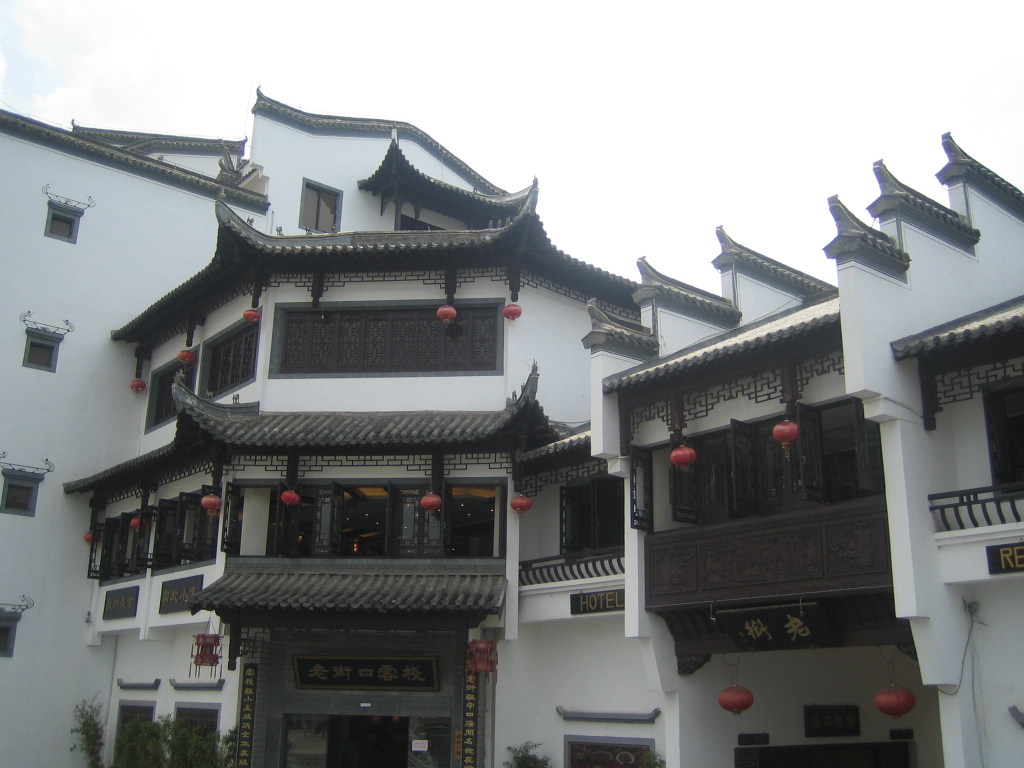 传统仿古中式徽派建筑民俗民居住宅马头墙SU模型CAD图纸大样详图