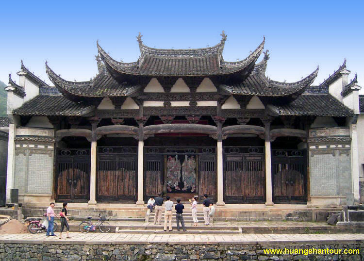 传统仿古中式徽派建筑民俗民居住宅马头墙SU模型CAD图纸大样详图