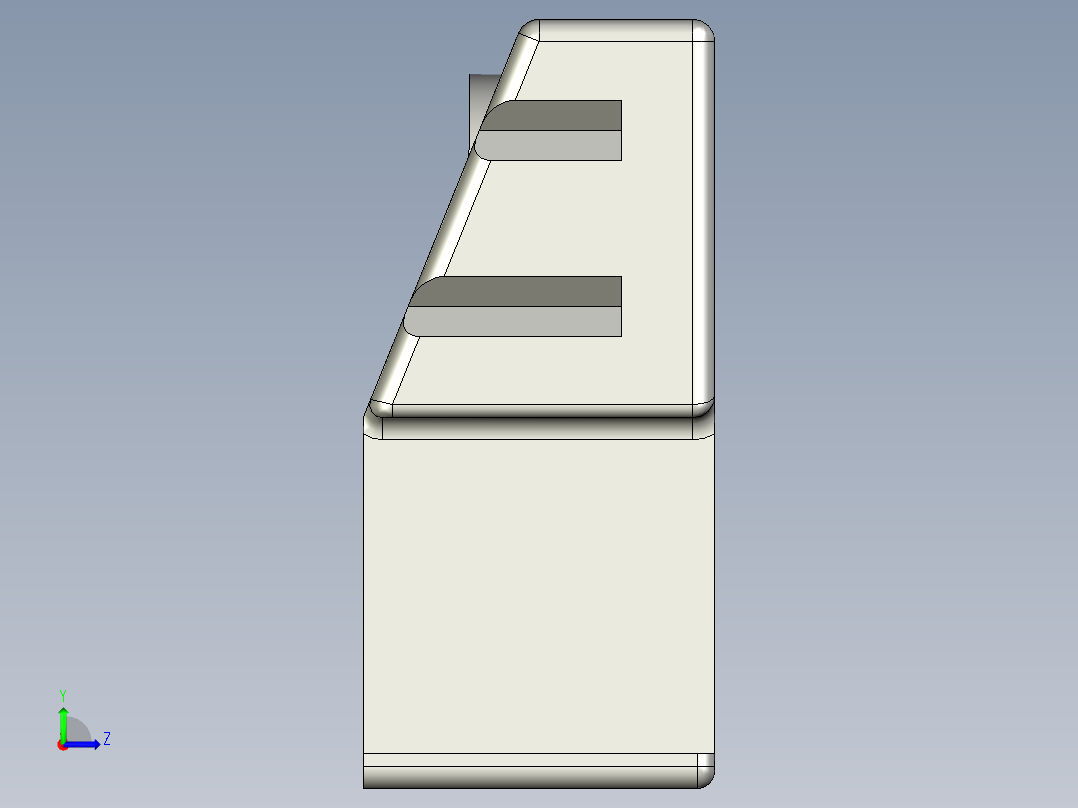 Kingroon KP3S 线轴架左视图