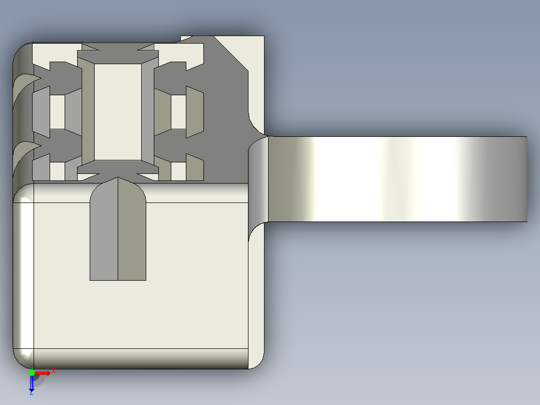 Kingroon KP3S 线轴架俯视图