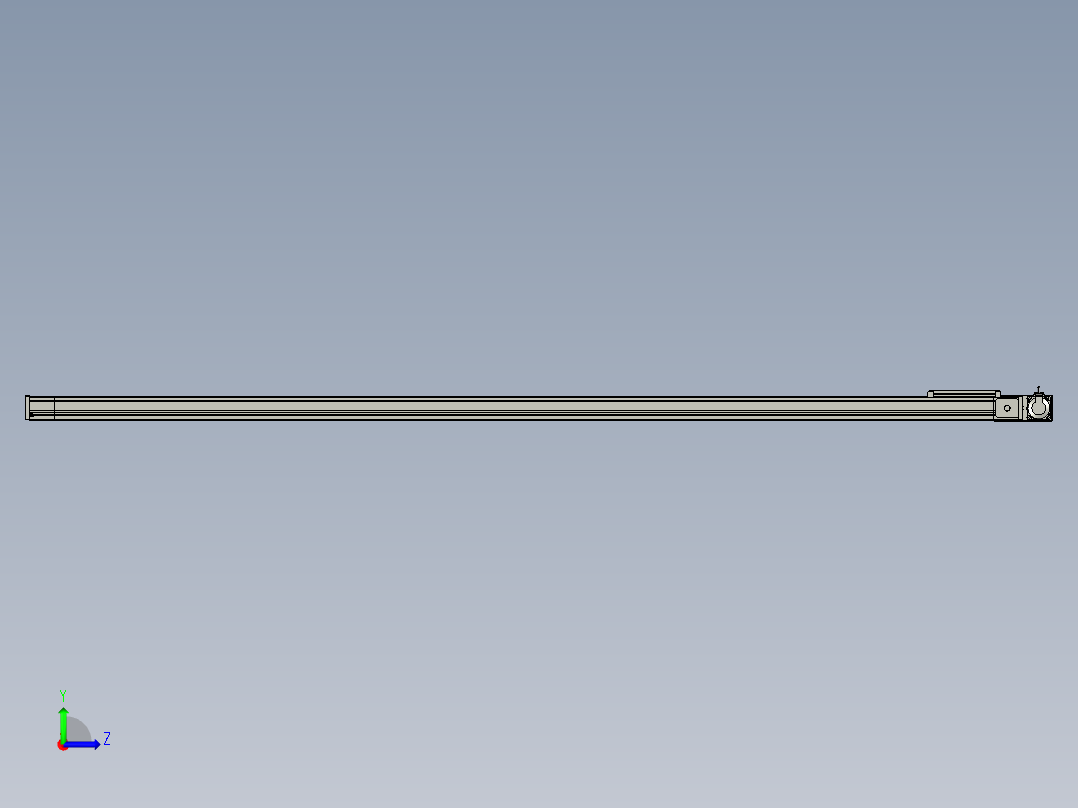 欧规系列-LB8-L75-S3000-BL-ZP75-C3左视图