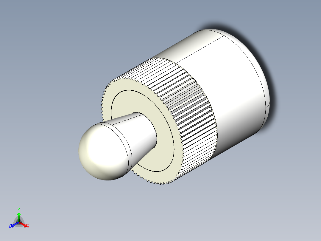 側向式定位柱(塑膠梢A)2215-3D多系列多零件图纸模型