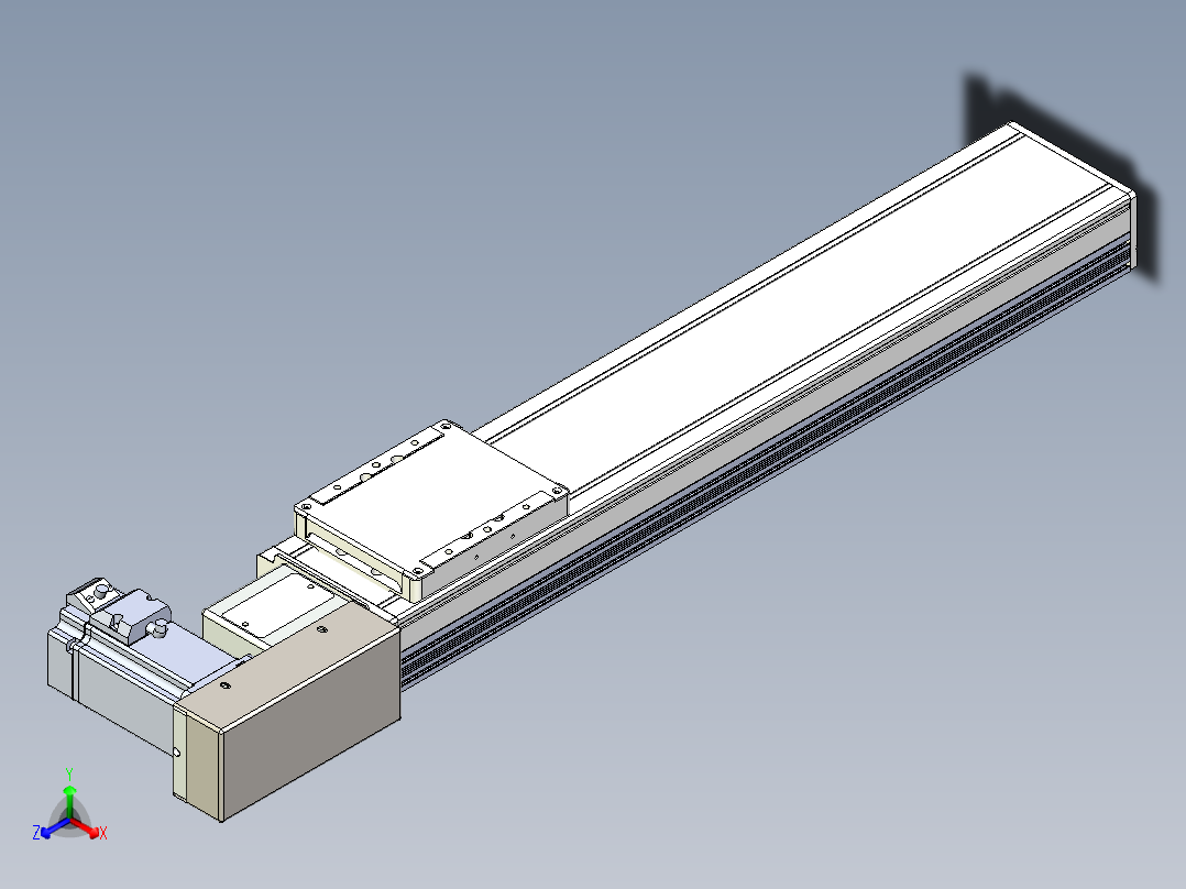 同步带全封闭直线模组TPA-HCB-105D-90-L400-MR-Y-P20-N3