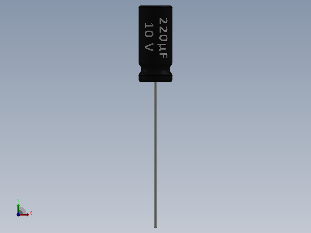 电容器 二极管 电阻器-Capacitor 220uF-10V