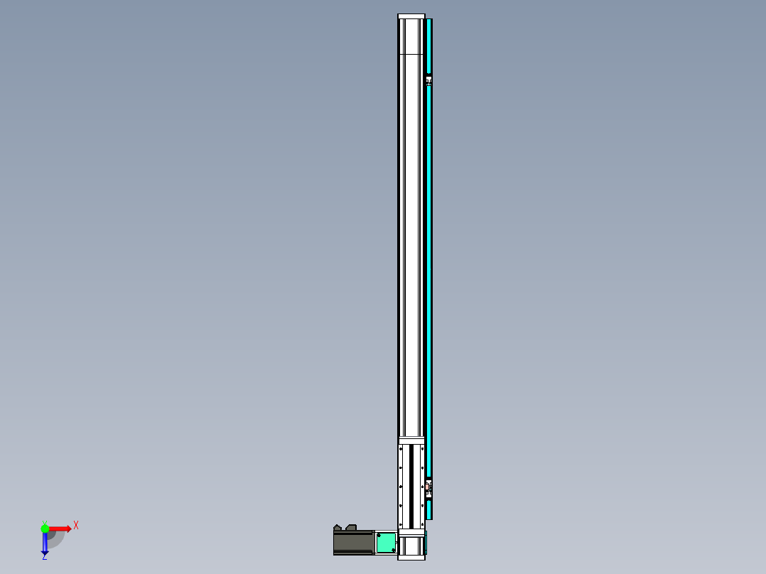 欧规系列-LB6-L130-C-S950-BR-P40-D3俯视图