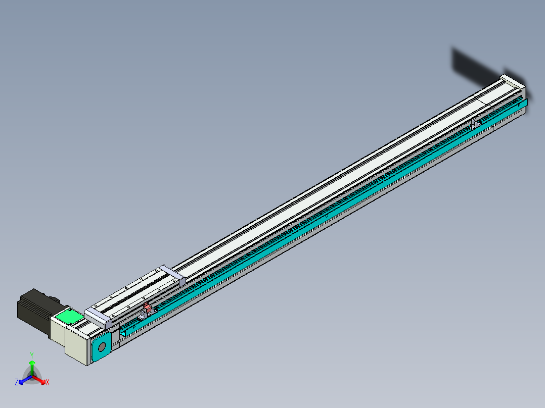 欧规系列-LB6-L130-C-S950-BR-P40-D3正等轴测图