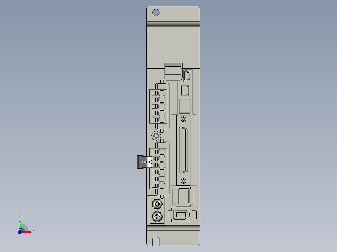 MADKT1505E伺服控制器前视图