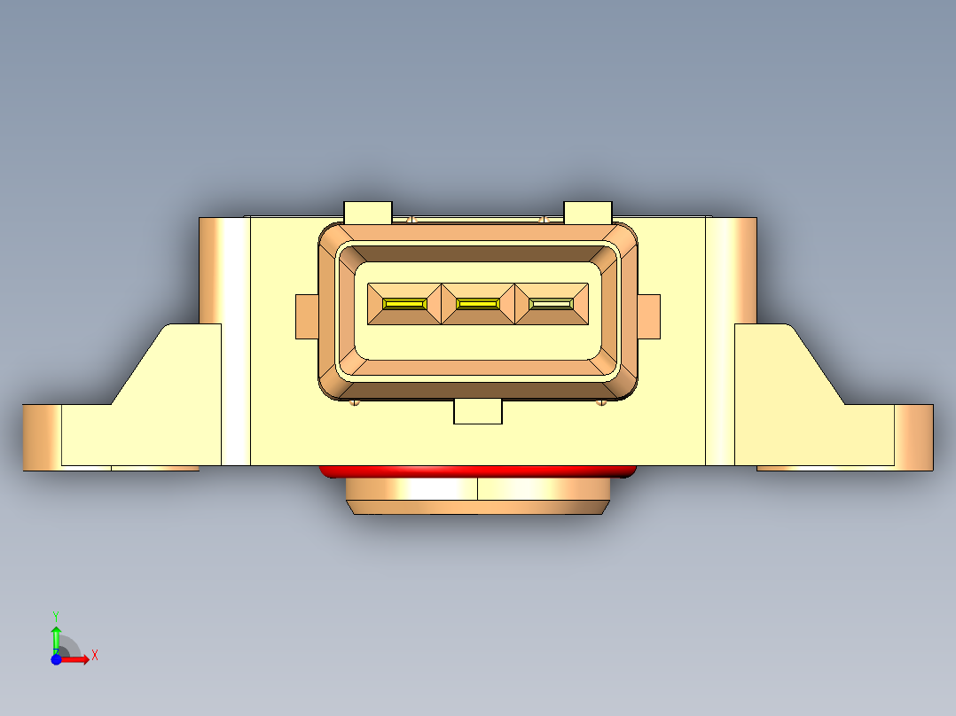 NOVOTECHNIK角度位移传感器SP-5000 系列前视图