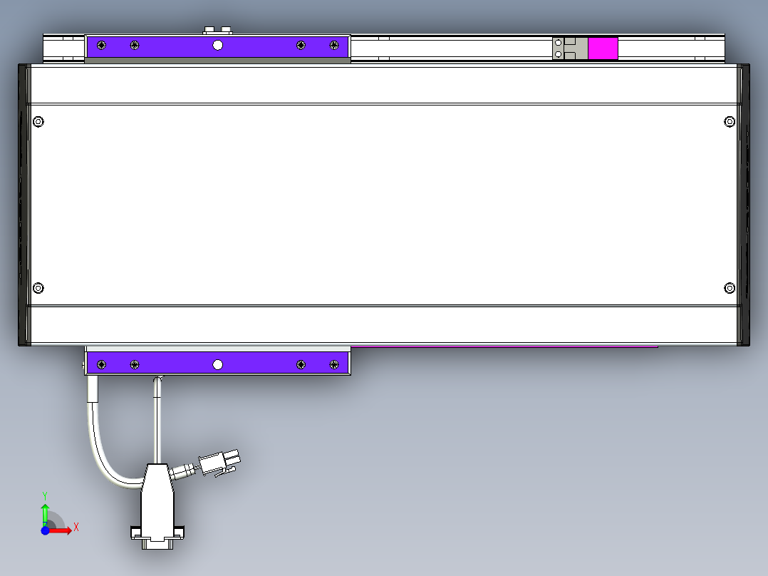 威洛博VL系列直线电机模组-VL17E2-S200前视图