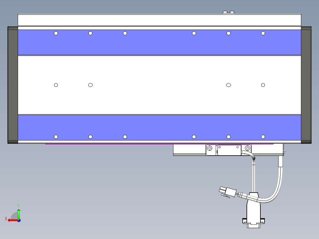 威洛博VL系列直线电机模组-VL17E2-S200后视图