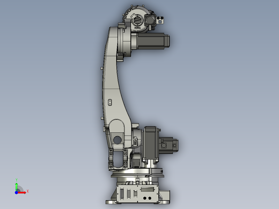 埃斯顿ER220B-2650 六轴工业机器人三维模型资料前视图