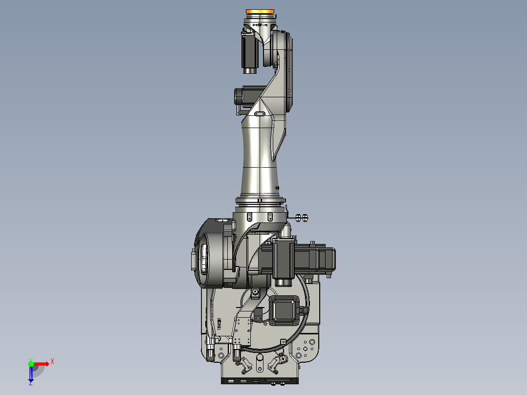 埃斯顿ER220B-2650 六轴工业机器人三维模型资料俯视图