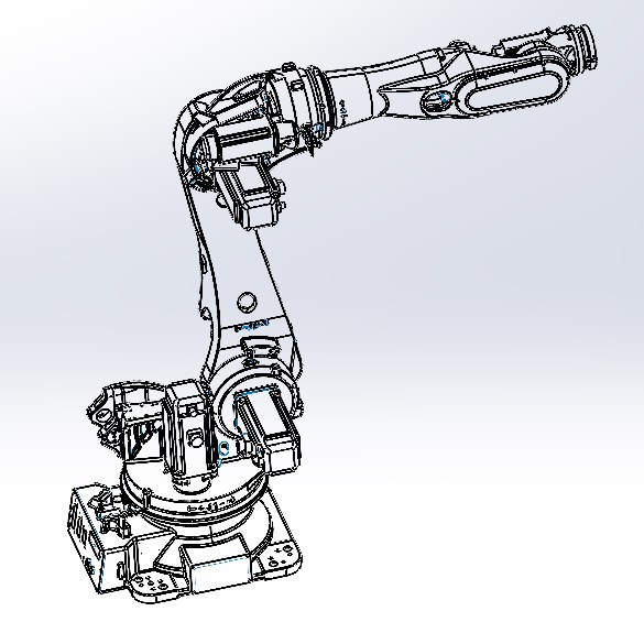 埃斯顿ER220B-2650 六轴工业机器人三维模型资料