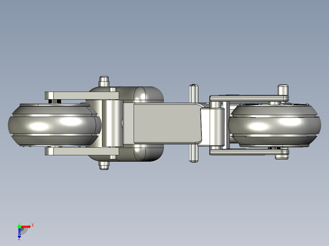 电动自行车 摩托车 (15)俯视图