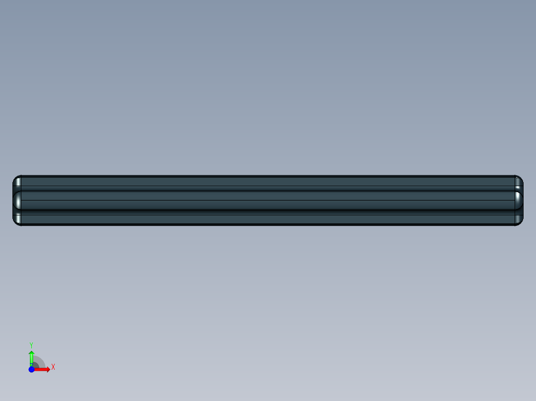 乐高机械组车桥-3706 Black Technic Axle 6.IGS前视图