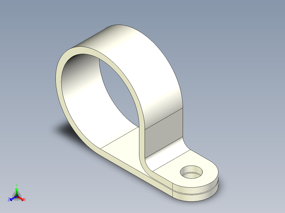 HP 系列 P 夹-H12P-NA正等轴测图